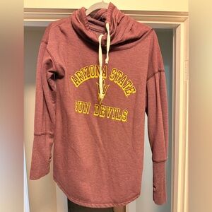 Retro Brand Maroon Hoodie